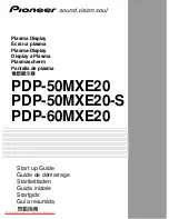 Preview for 1 page of Pioneer PDP-50MXE20 Startup Manual