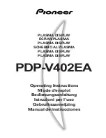 Preview for 1 page of Pioneer PDP-V402EA Operating Instructions Manual