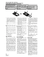 Preview for 10 page of Pioneer PDP-V402EA Operating Instructions Manual