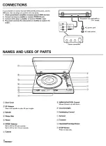 Preview for 4 page of Pioneer PL-225 Operating Instructions Manual