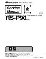 Pioneer RS-P90/EW5 Service Manual preview