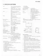 Preview for 3 page of Pioneer RT-909 Service Manual