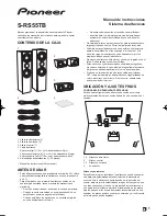 Preview for 5 page of Pioneer S-RS55TB Operating Instructions Manual