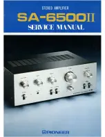 Preview for 1 page of Pioneer SA-6500 II Service Manual