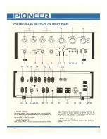 Preview for 6 page of Pioneer SA-900 Installation, Operating And Service Manual