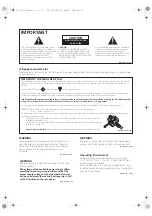 Preview for 2 page of Pioneer SC-LX73 Operating Instructions Manual