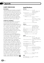 Preview for 14 page of Pioneer SPH-DA02 Important Information For The User