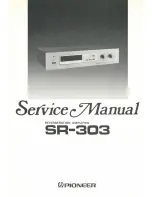 Preview for 1 page of Pioneer SR-303 Service Manual