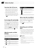 Preview for 8 page of Pioneer Super Tuner III D AVH-P4950DVD Operation Manual