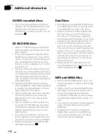 Preview for 118 page of Pioneer Super Tuner IIID AVH-P6000DVD Operation Manual