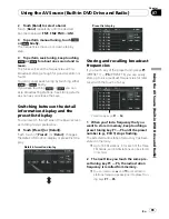 Preview for 99 page of Pioneer Super Tuner IIID AVIC-N5 Operation Manual