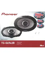 Pioneer TS-G6943R Manual preview