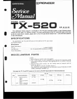 Preview for 25 page of Pioneer TX-520 Service Manual