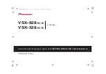 Pioneer VSX-528-K Operating Instructions Manual preview