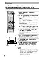 Preview for 46 page of Pioneer VSX-909RDS Operating Instructions Manual