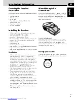 Preview for 9 page of Pioneer VSX-C300 Operating Instructions Manual