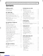 Preview for 4 page of Pioneer VSX-LX60 Operating Instructions Manual