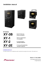 Pioneer XY Series Installation Manual preview