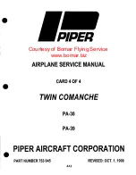 Preview for 684 page of Piper Aircraft Corporation TWIN COMANCHE PA-30 Service Manual