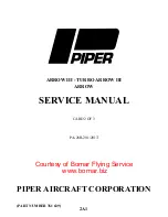 Preview for 279 page of Piper ARROW III Service Manual