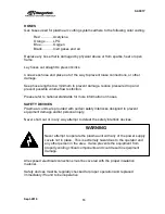 Preview for 15 page of Piranha CNC Plasma Cutting Table Operating Manual