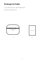 Preview for 3 page of Pitaka Air Pal Mini For AirPods Pro User Manual