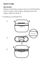 Preview for 5 page of Pitaka Air Pal Mini For AirPods Pro User Manual