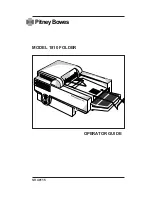 Pitney Bowes 1810 Folder Operator'S Manual preview