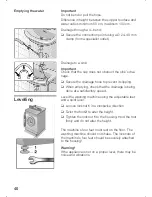 Preview for 40 page of PITSOS Vario Plus 600D Instructions For Installation And Use Manual