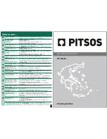 Preview for 8 page of PITSOS WFP802B7 Series Instruction Manual