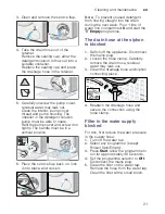 Preview for 21 page of PITSOS WKP1000D8 Instruction Manual And Installation Instructions