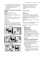 Preview for 31 page of PITSOS WKP1000D8 Instruction Manual And Installation Instructions