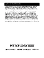 Preview for 12 page of Pittsburgh Automotive 63725 Owner'S Manual & Safety Instructions