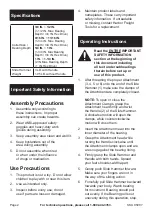 Preview for 2 page of Pittsburgh Automotive 95987 Quick Start Manual