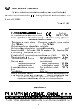 Preview for 17 page of Plamen International TEPMO Installation And Operating Instructions Manual