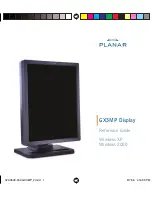 Planar GX3MP Reference Manual preview