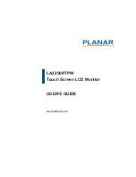 Preview for 1 page of Planar LA2250RTPW User Manual