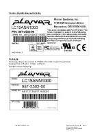 Preview for 11 page of Planar LC15 Specifications