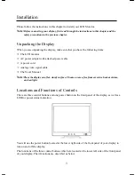 Preview for 5 page of Planar PE1500 User Manual