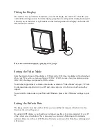 Preview for 10 page of Planar PE1900 User Manual