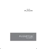 Preview for 1 page of Planar PL120 User Manual