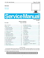 Planar PL1520M Service Manual preview