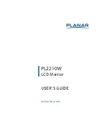 Planar PL2210W User Manual preview