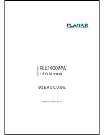 Planar PLL1900MW User Manual preview