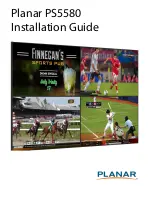 Planar PS5580 Installation Manual preview