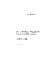 Planar PT1500M User Manual preview