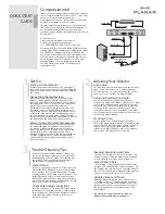 Preview for 1 page of Planar PX212M Quick Start Manual