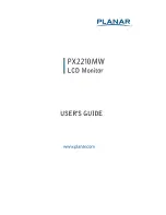 Planar PX2210MV User Manual preview