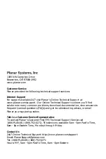 Preview for 2 page of Planar PX2210MW User Manual