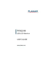 Preview for 1 page of Planar PXN2200 User Manual